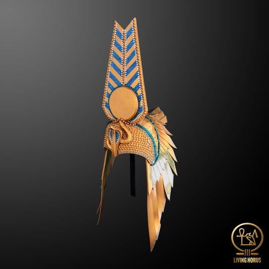 Handcrafted Ancient Egyptian Crown of Cleopatra Replica - Regal Costume Accessory