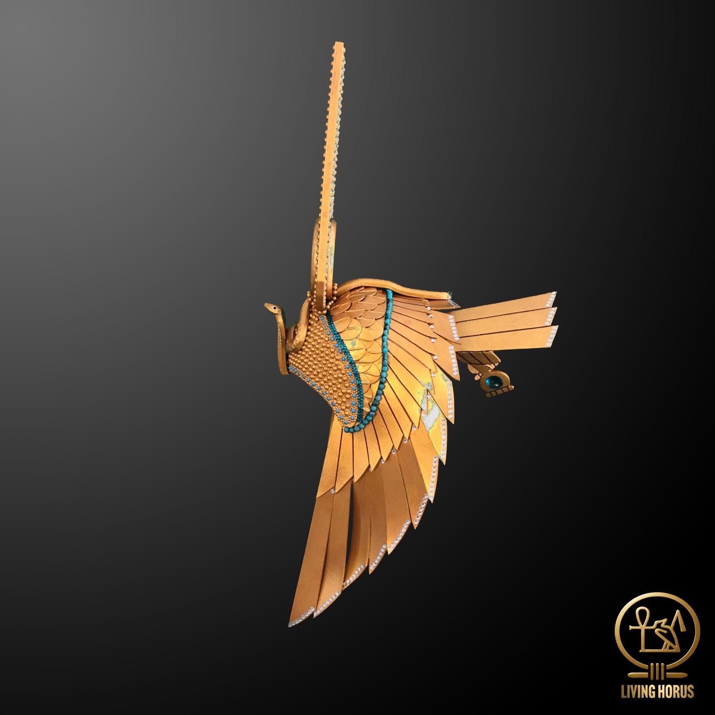 Handcrafted Ancient Egyptian Crown of Cleopatra Replica - Regal Costume Accessory