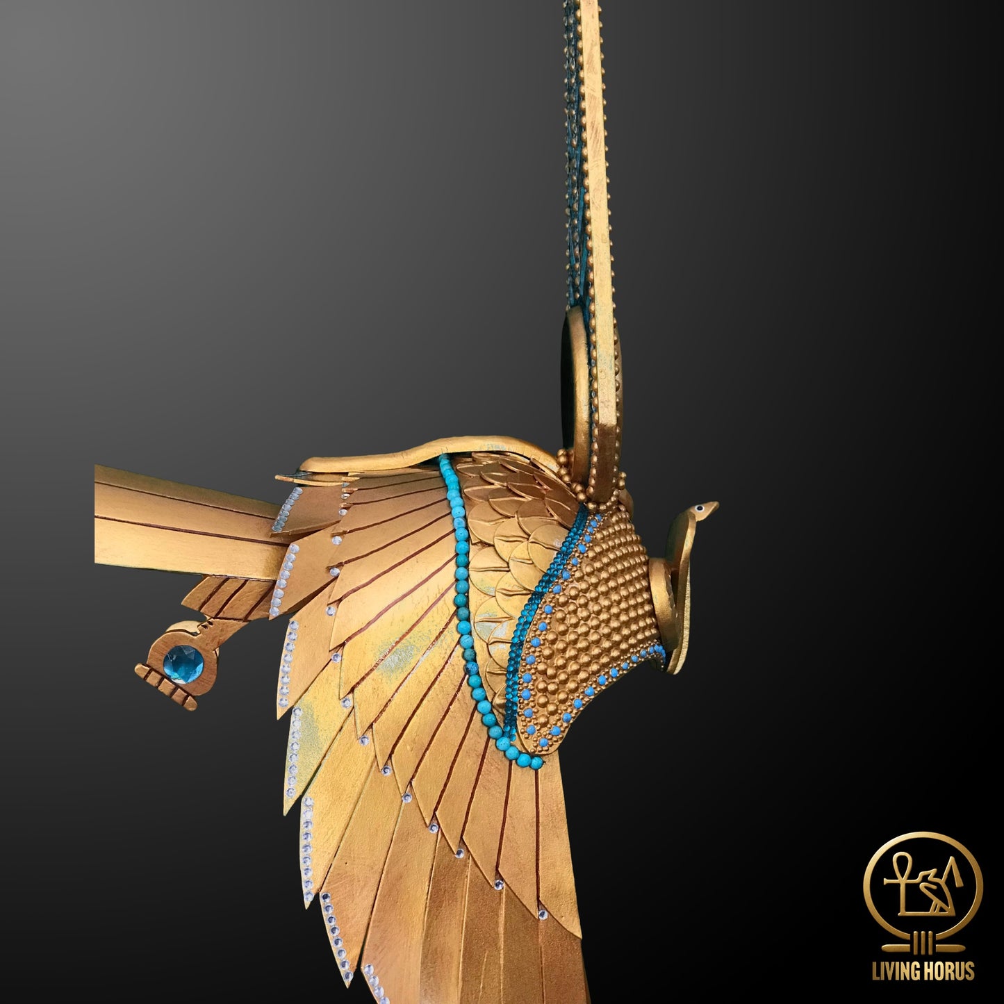 Handcrafted Ancient Egyptian Crown of Cleopatra Replica - Regal Costume Accessory