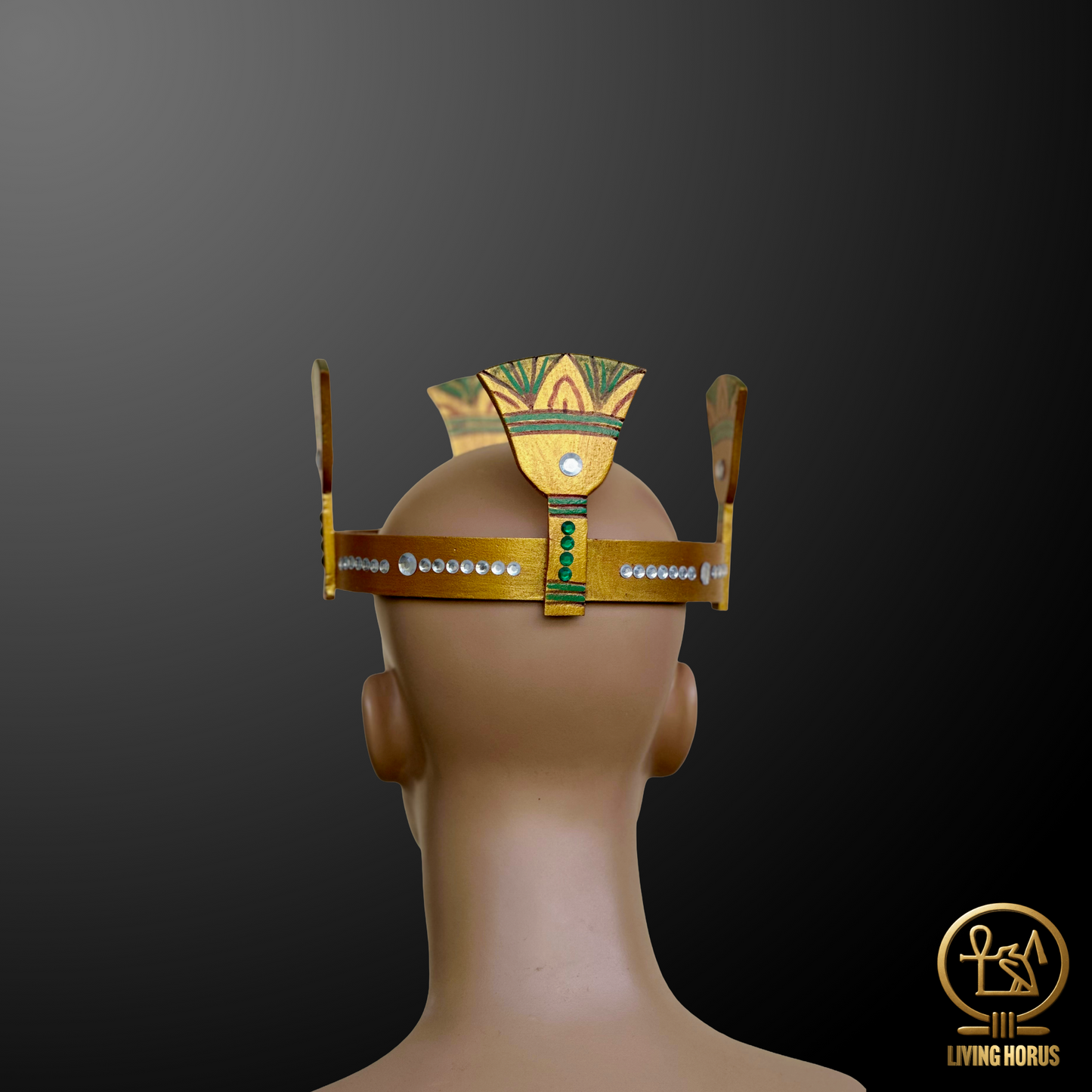 Ancient Egyptian Lotus Diadem Crown
