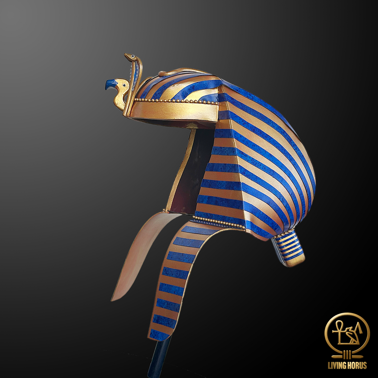 Ancient Egyptian Pharaoh Tutankhamun Crown Replica - Handcrafted Symbol of Royalty