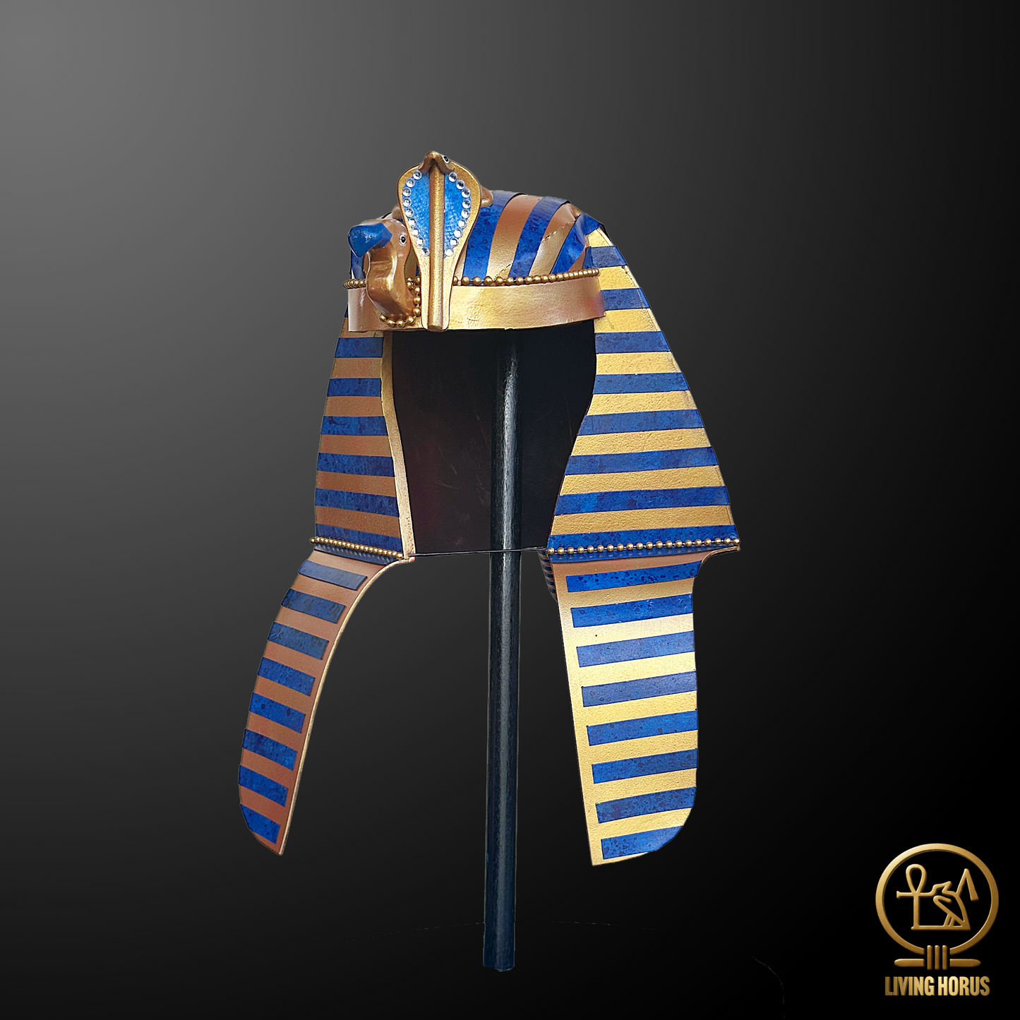 Ancient Egyptian Pharaoh Tutankhamun Crown Replica - Handcrafted Symbol of Royalty