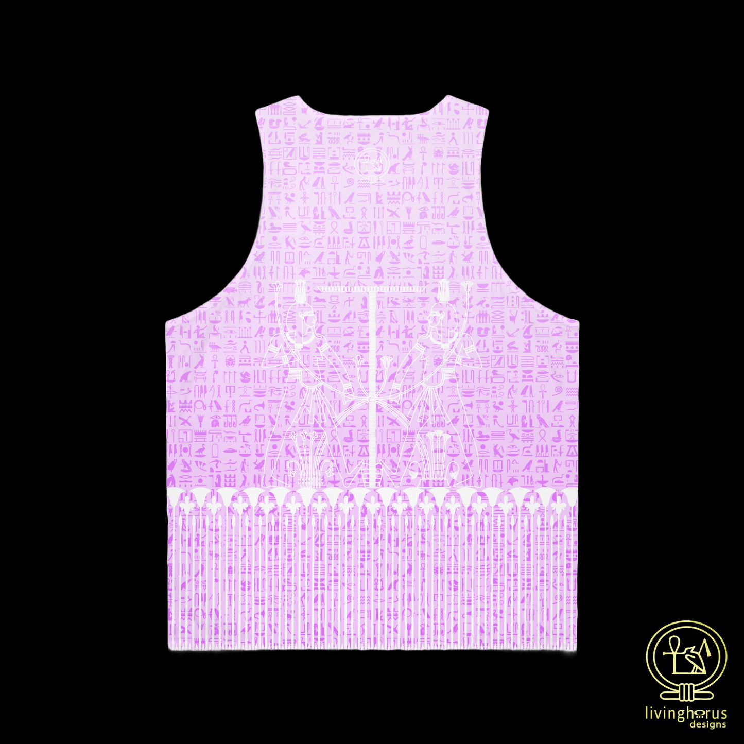 Egyptian Nile God Tank Top - Pink