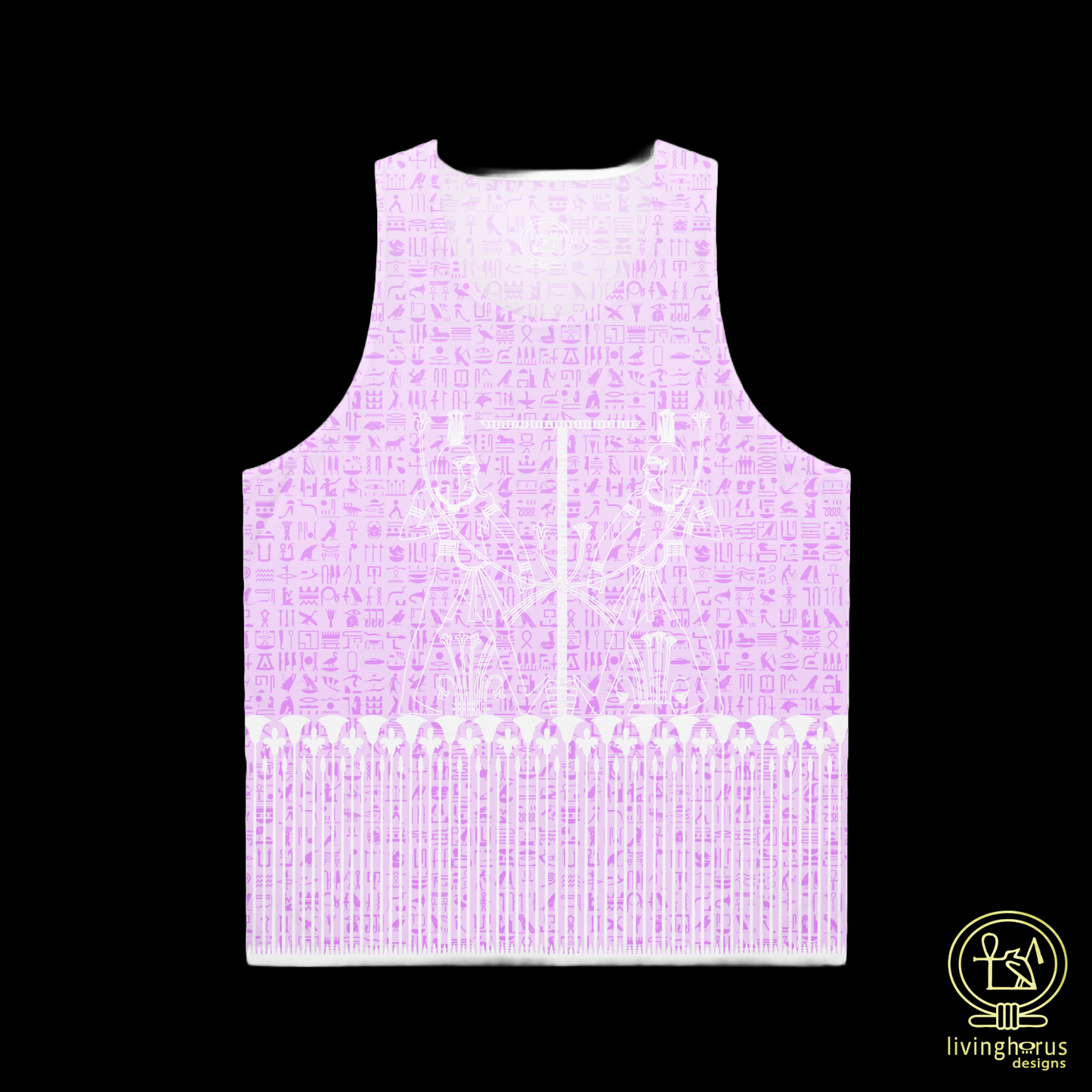 Egyptian Nile God Tank Top - Pink