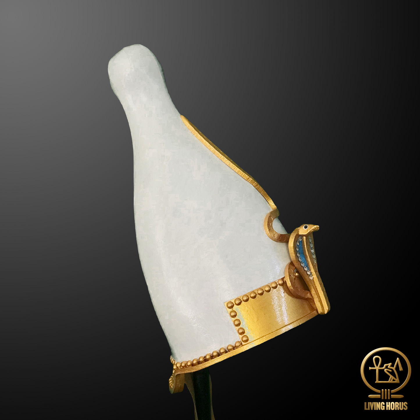 Ancient Egyptian White Crown, Hedjet Crown, Pharaoh Crown