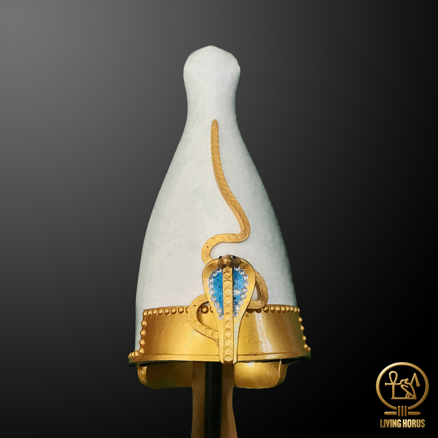 Ancient Egyptian White Crown, Hedjet Crown, Pharaoh Crown