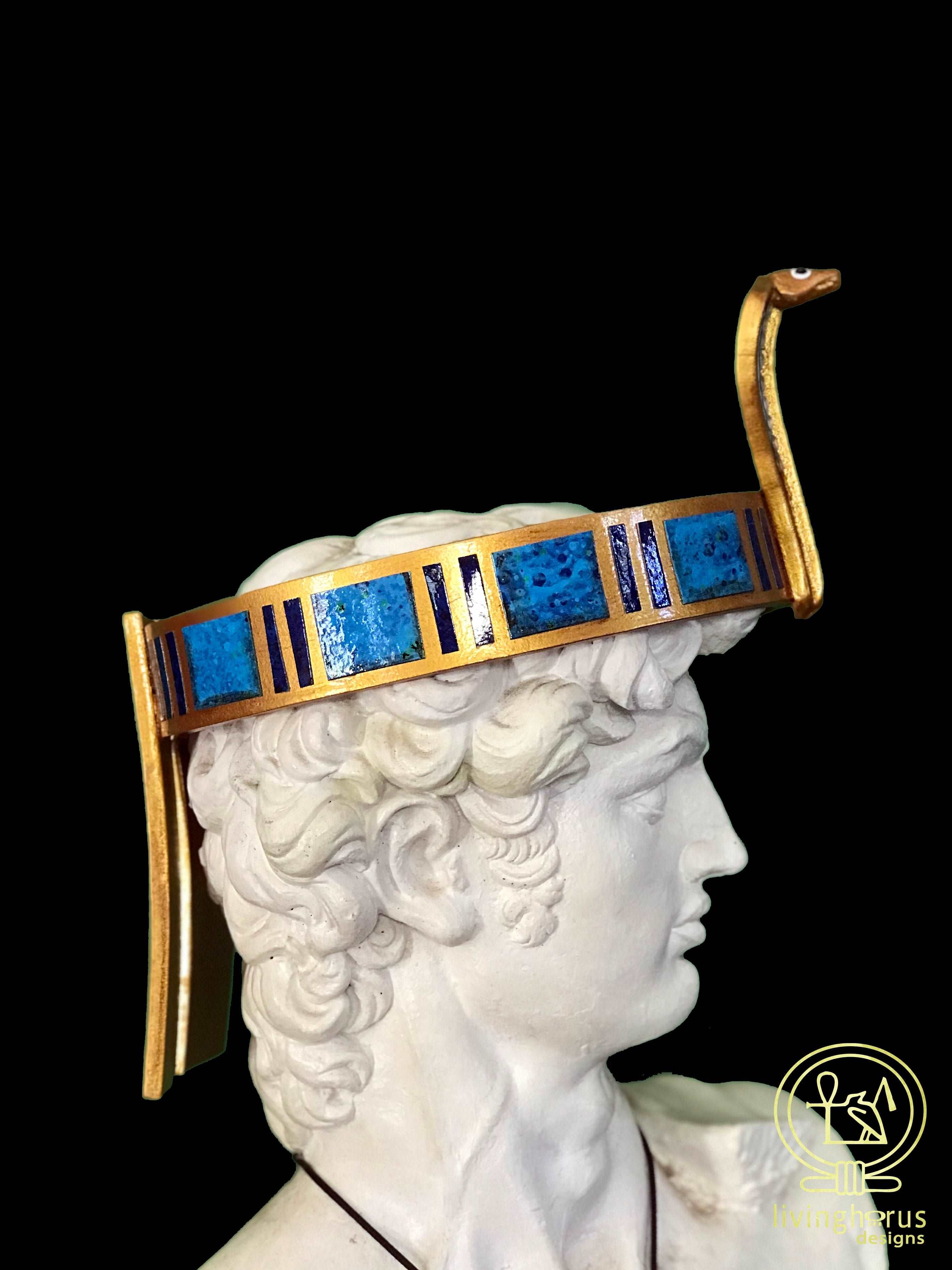 Egyptian pharaoh crown online and armband