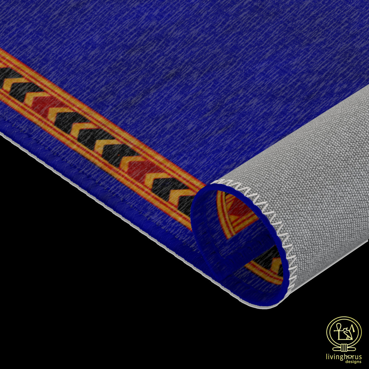 Shadow Lapis Rug Unique Egyptian Lapis Lazuli Meditation Rug – Living Horus Designs