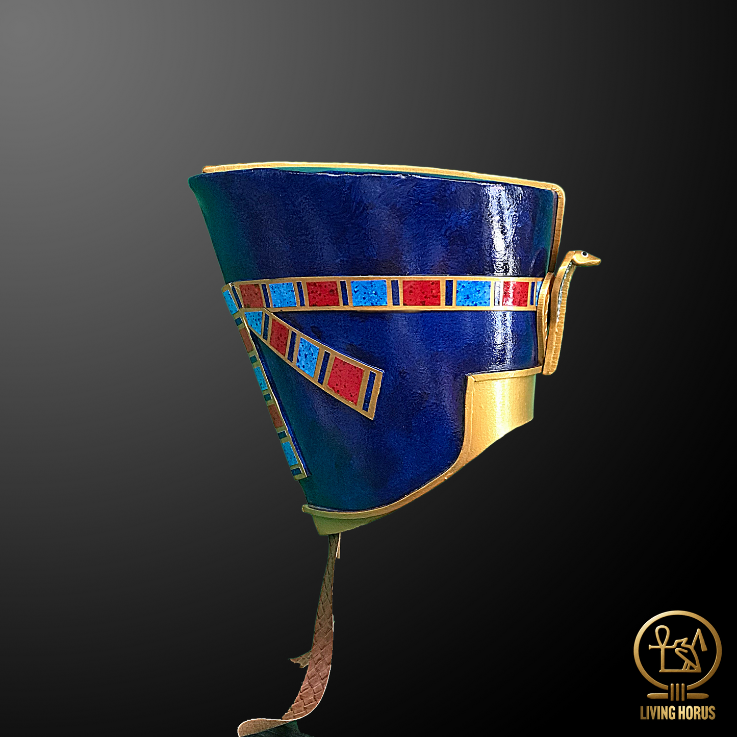 Ancient Egyptian Queen Nefertiti Crown, Headdress