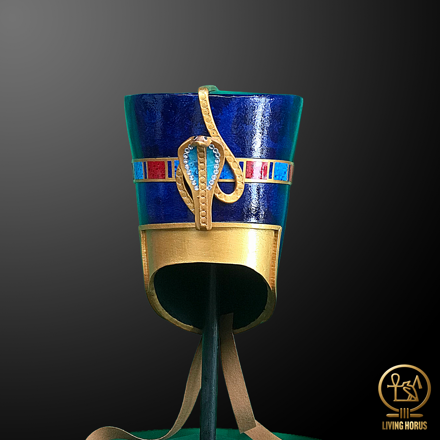 Ancient Egyptian Queen Nefertiti Crown, Headdress