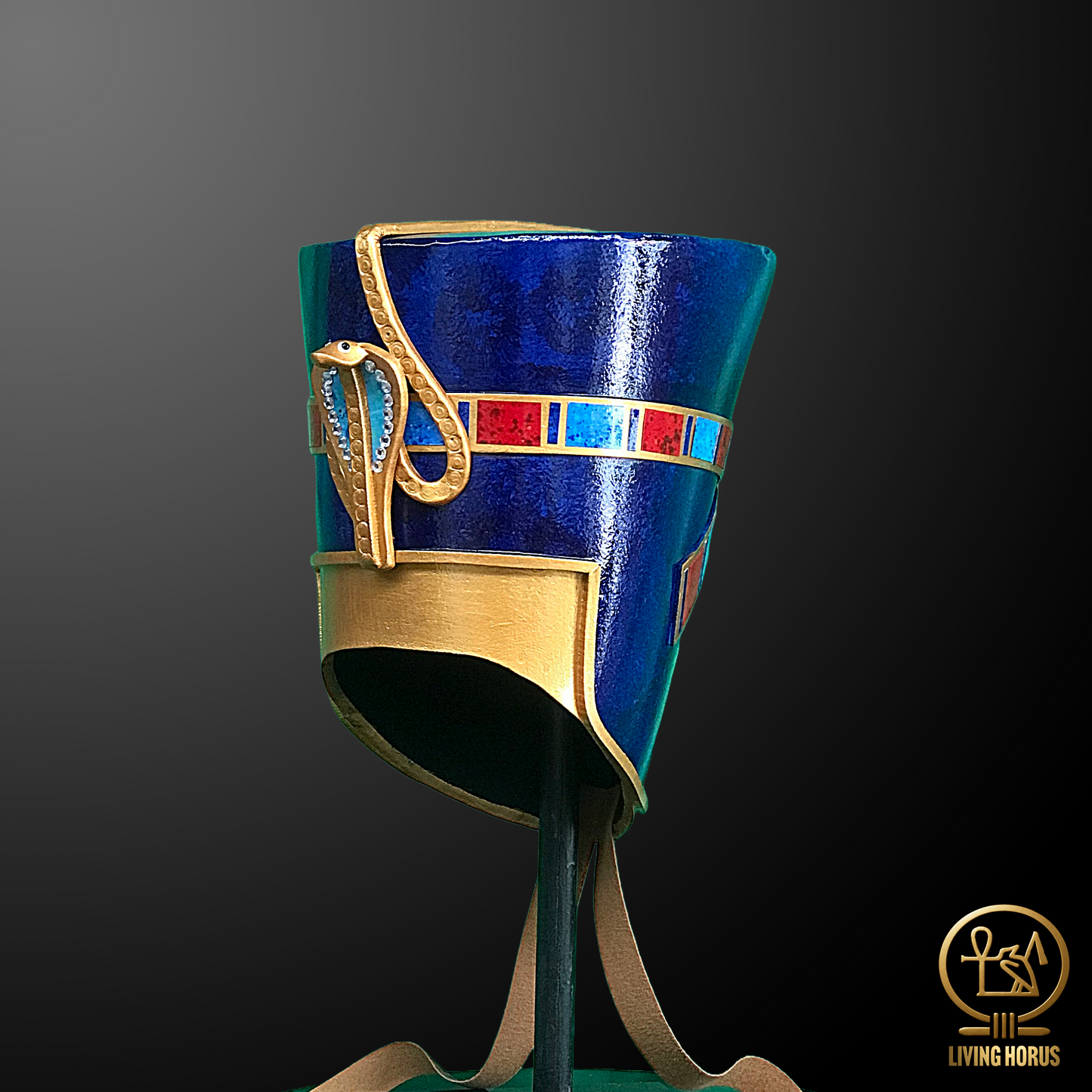 Ancient Egyptian Queen Nefertiti Crown, Headdress