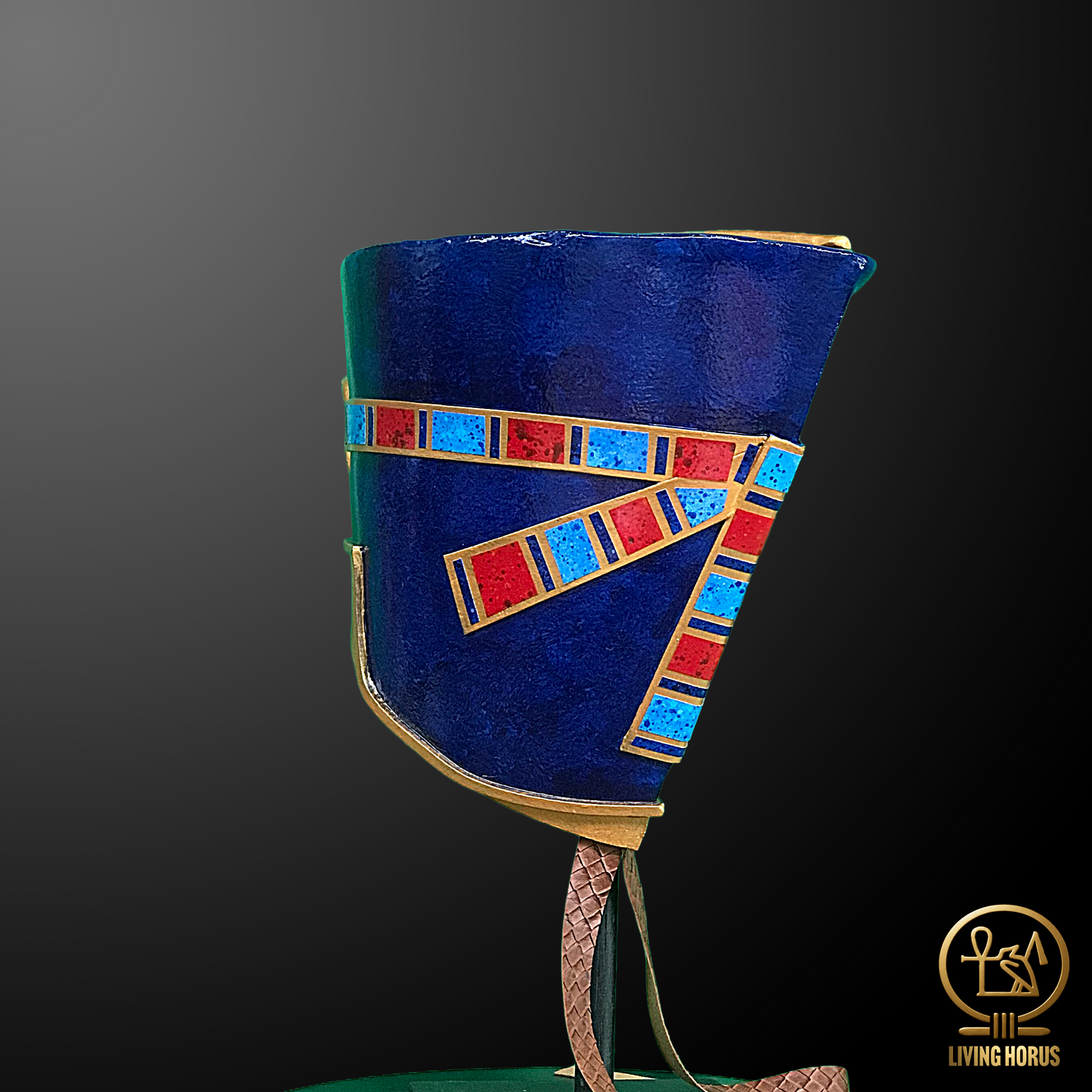 Ancient Egyptian Queen Nefertiti Crown, Headdress