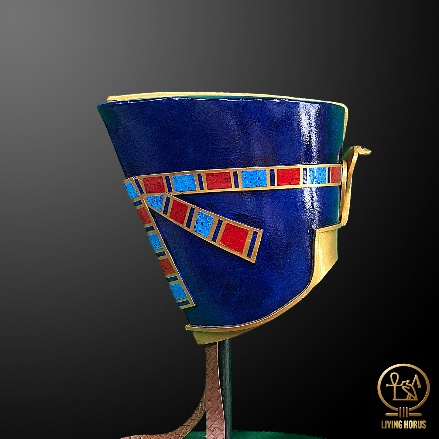 Ancient Egyptian Queen Nefertiti Crown, Headdress