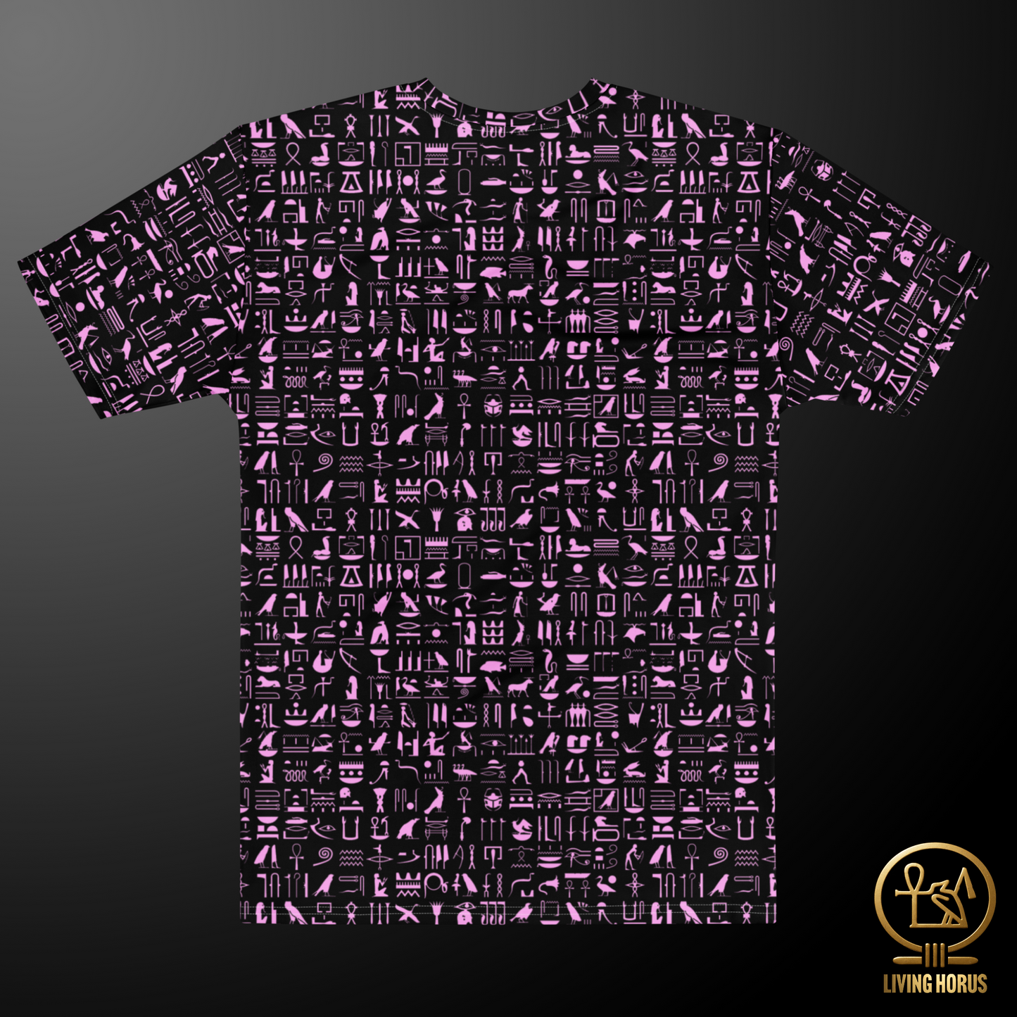 Pink/Black Hieroglyph Tee