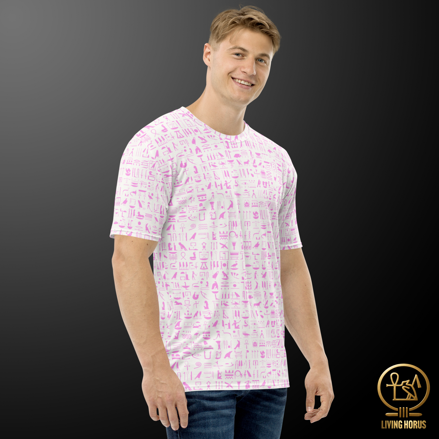 Pink Hieroglyph T-Shirt