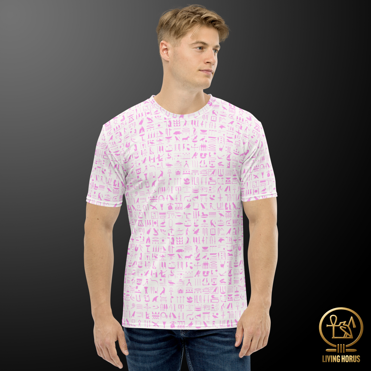 Pink Hieroglyph T-Shirt