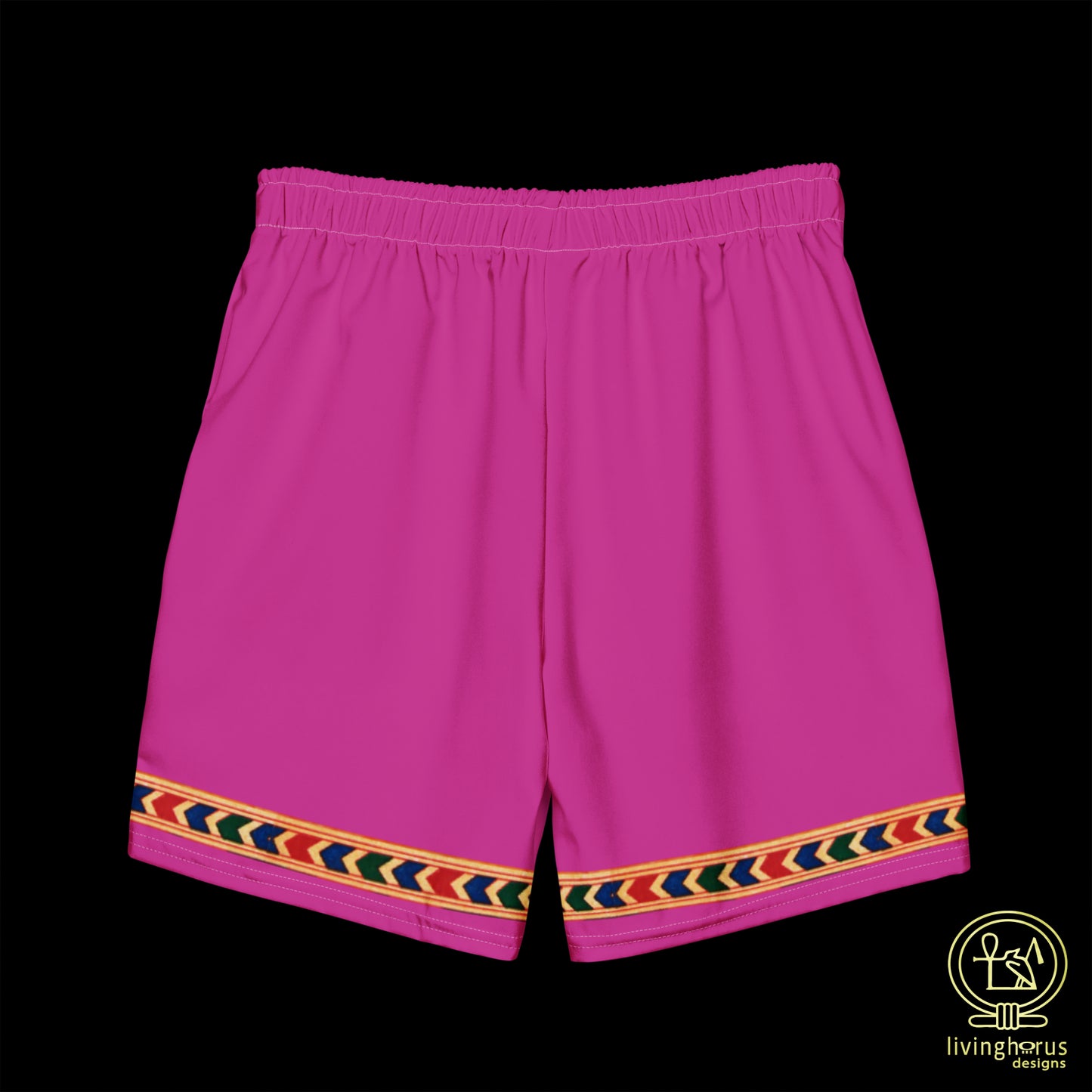 Egyptian Eye of Horus Swim Trunks - Magenta