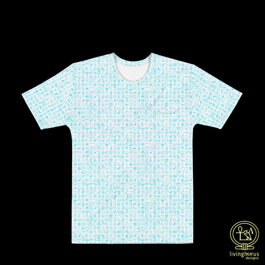 Blue Hieroglyph T-Shirt