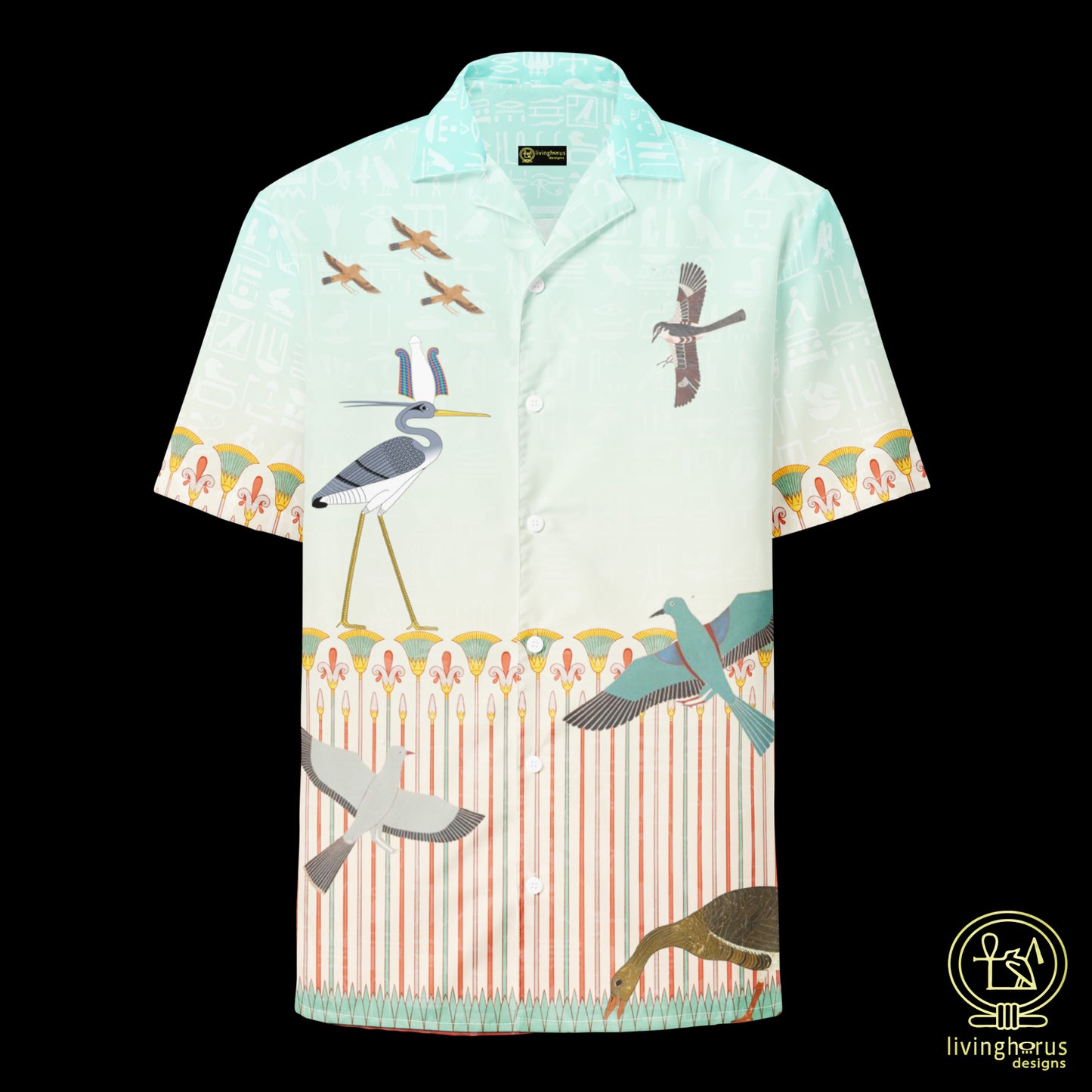 Egyptian Phoenix / Bennu Bird Hawaiian Shirt