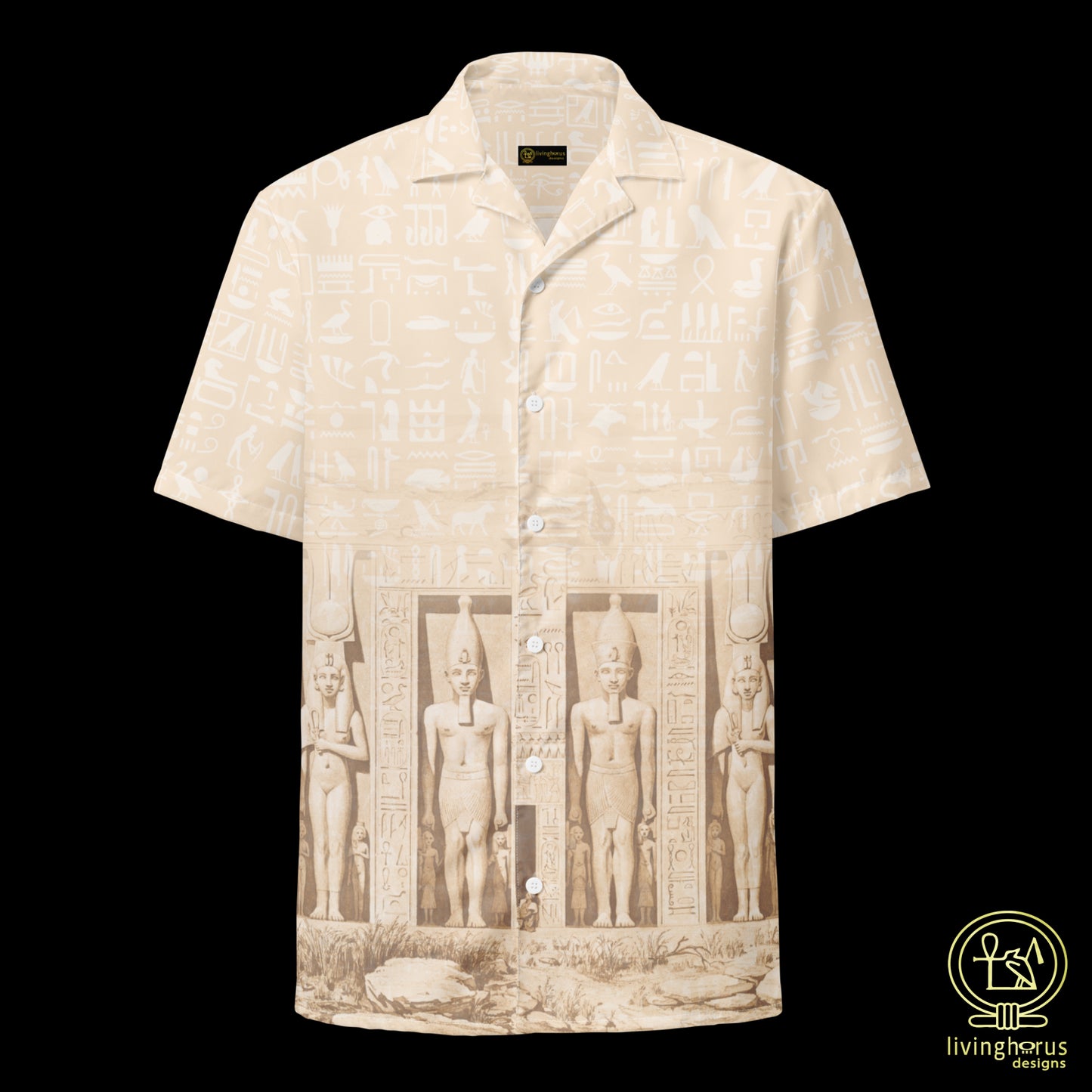 Egyptian Temple - Abu Simbel Nefertari Hawaiian Shirt