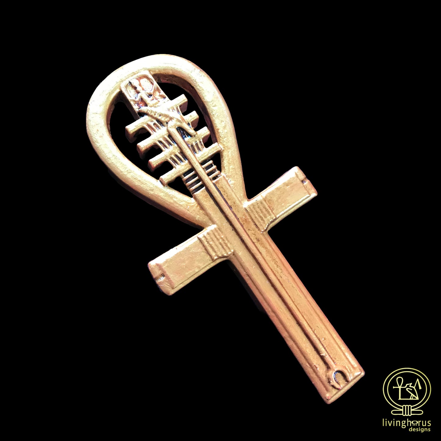 Ancient Egyptian Ankh Djed Was Ritual Item, Amulet, Statue