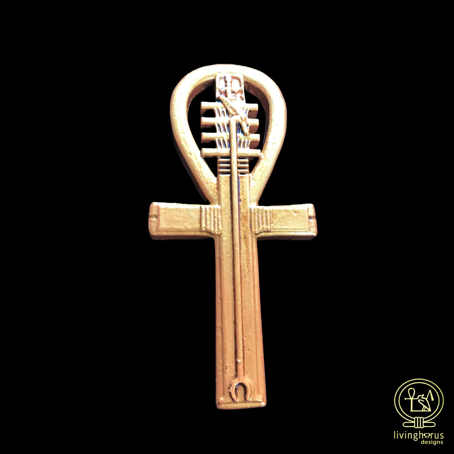 Ancient Egyptian Ankh Djed Was Ritual Item, Amulet, Statue