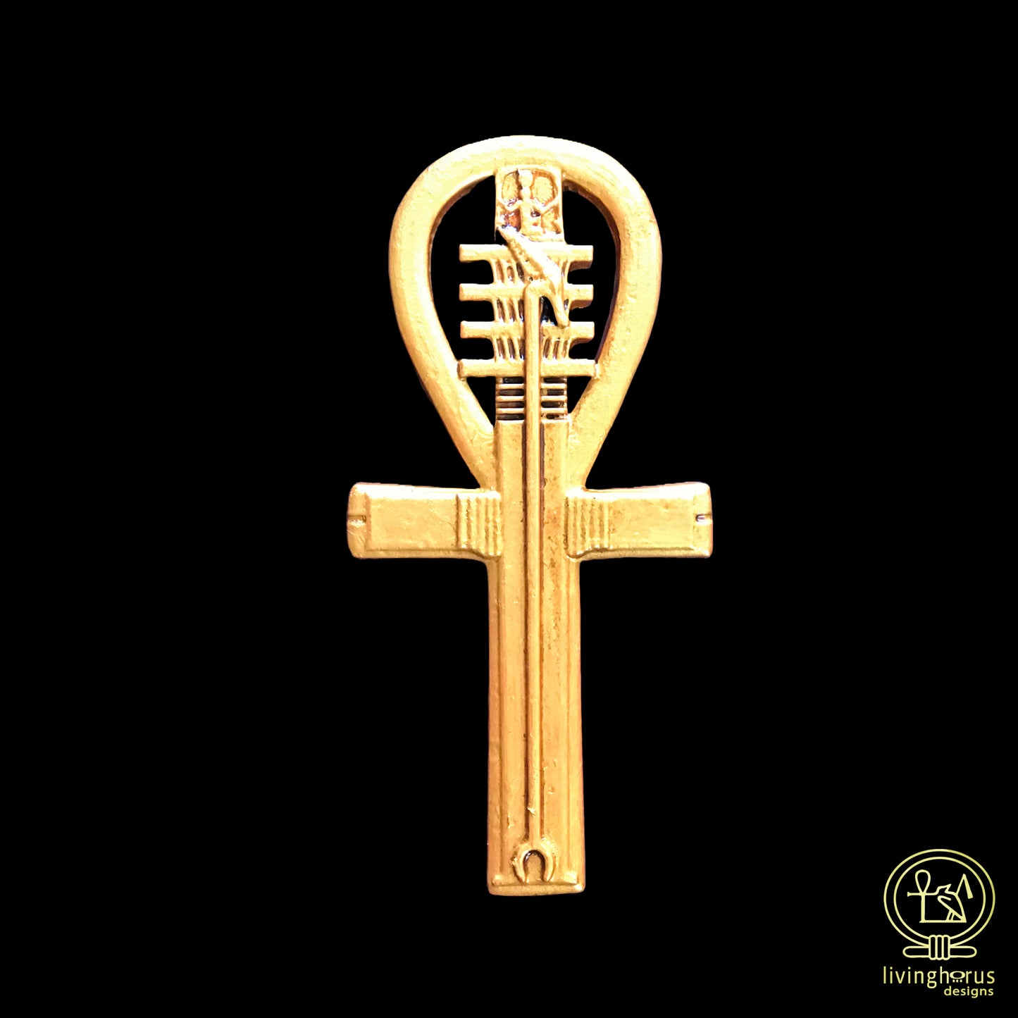 Ancient Egyptian Ankh Djed Was Ritual Item, Amulet, Statue