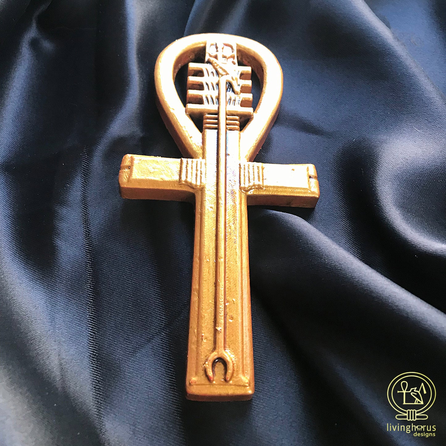 Ancient Egyptian Ankh Djed Was Ritual Item, Amulet, Statue