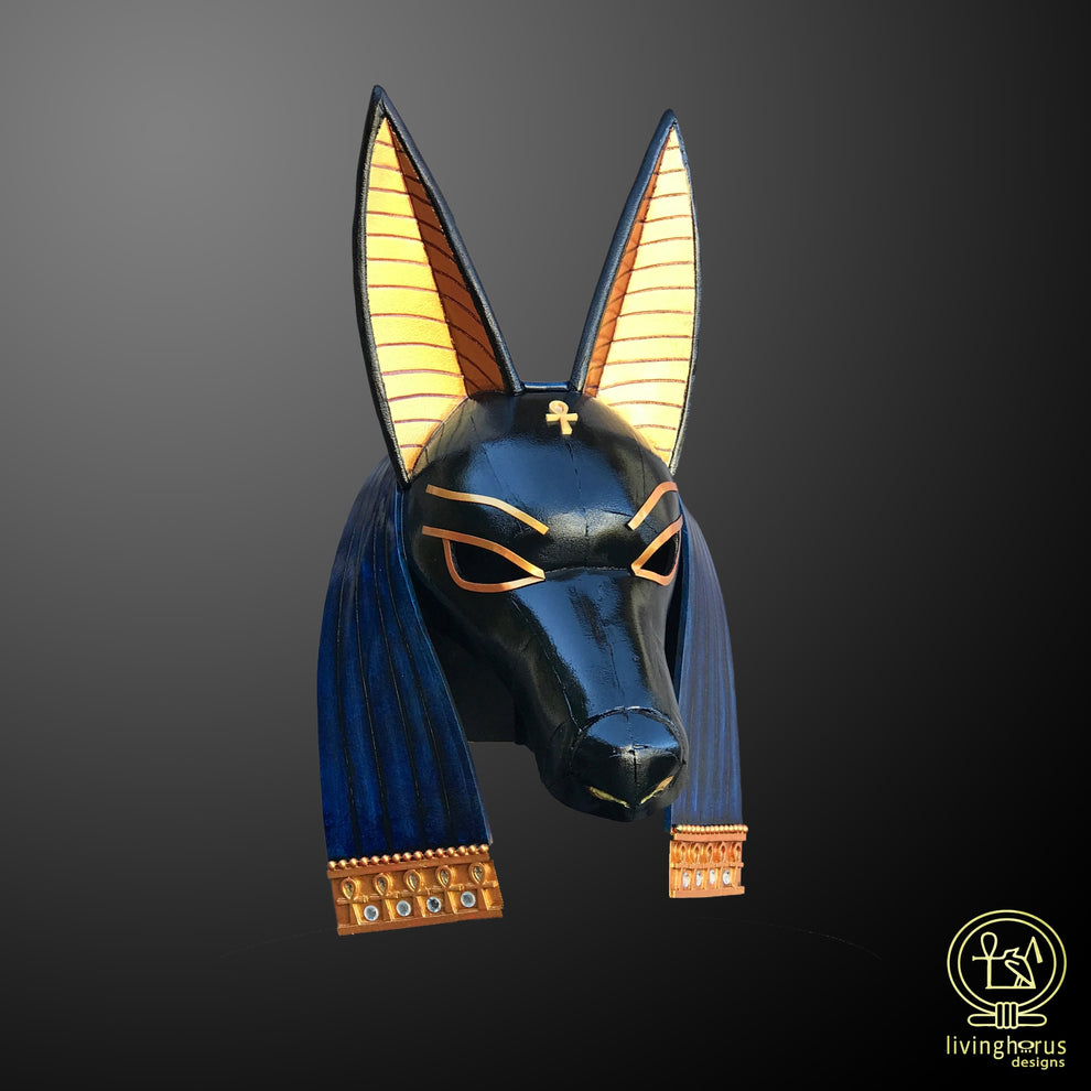 Mask of Anubis, god of Mummification and the Afterlife – Living Horus ...