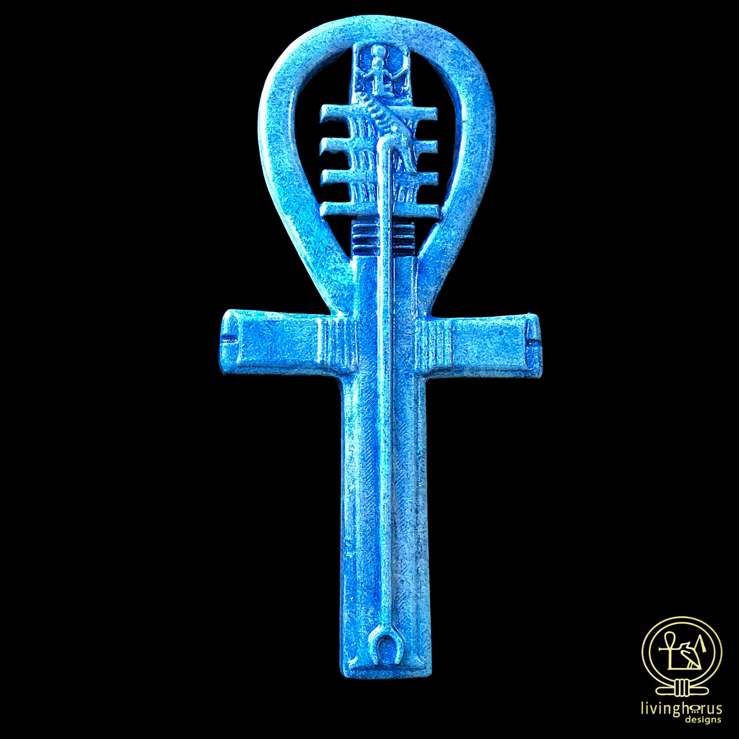 Ancient Egyptian Ankh - Djed - Was Ritual Item, Amulet, Statue