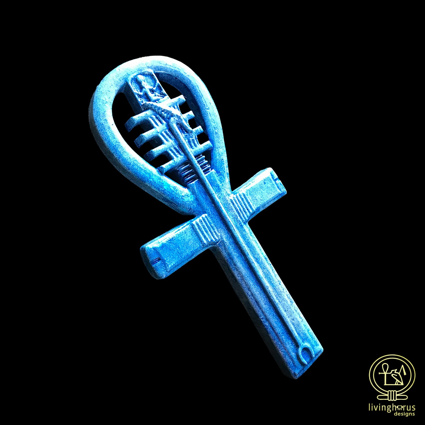 Ancient Egyptian Ankh - Djed - Was Ritual Item, Amulet, Statue