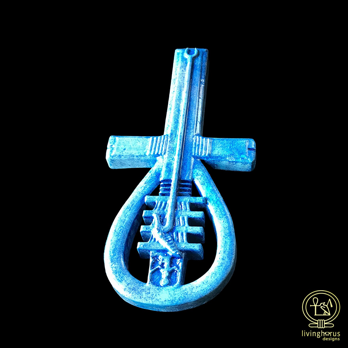 Ancient Egyptian Ankh - Djed - Was Ritual Item, Amulet, Statue
