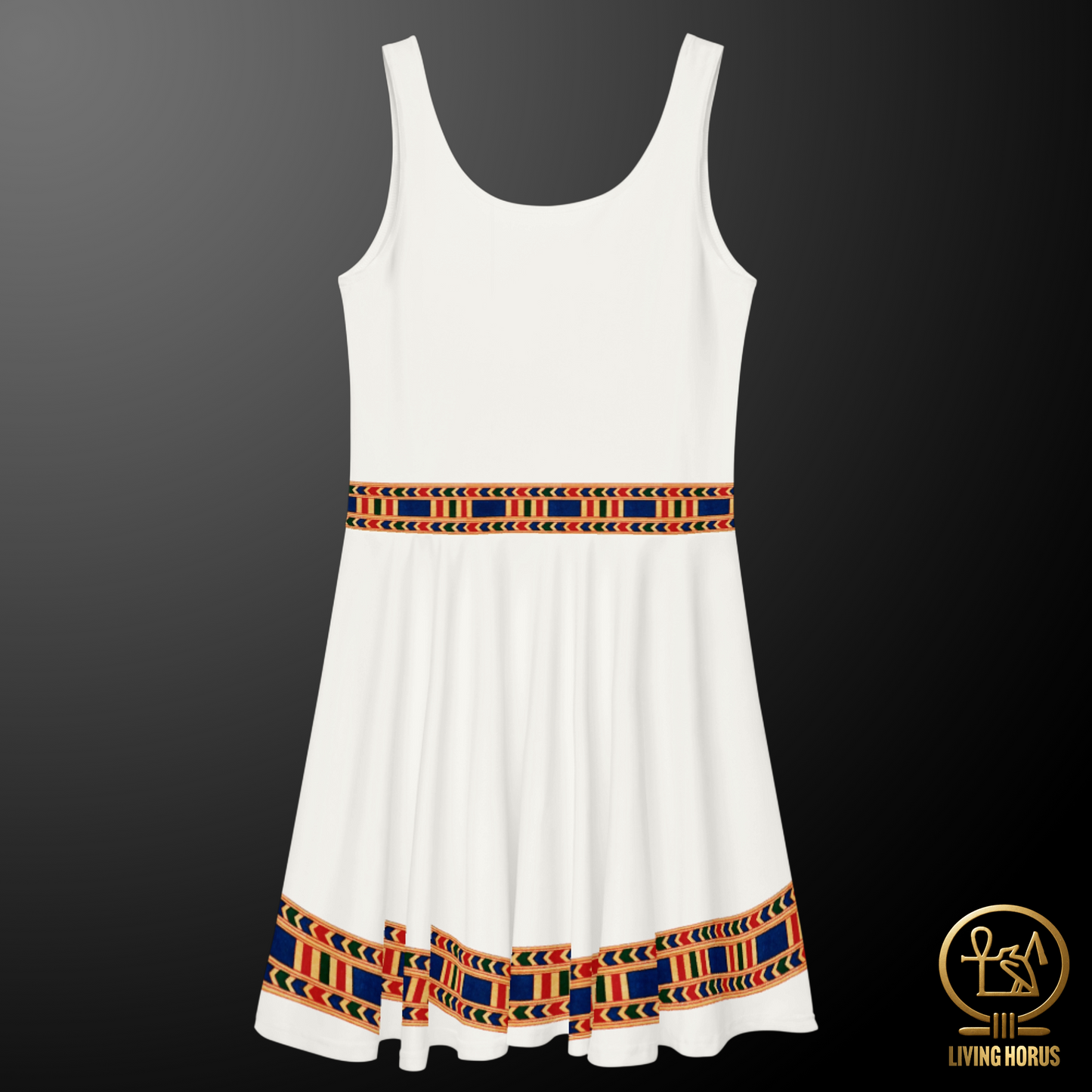 Skater Dress - Classic Egyptian White