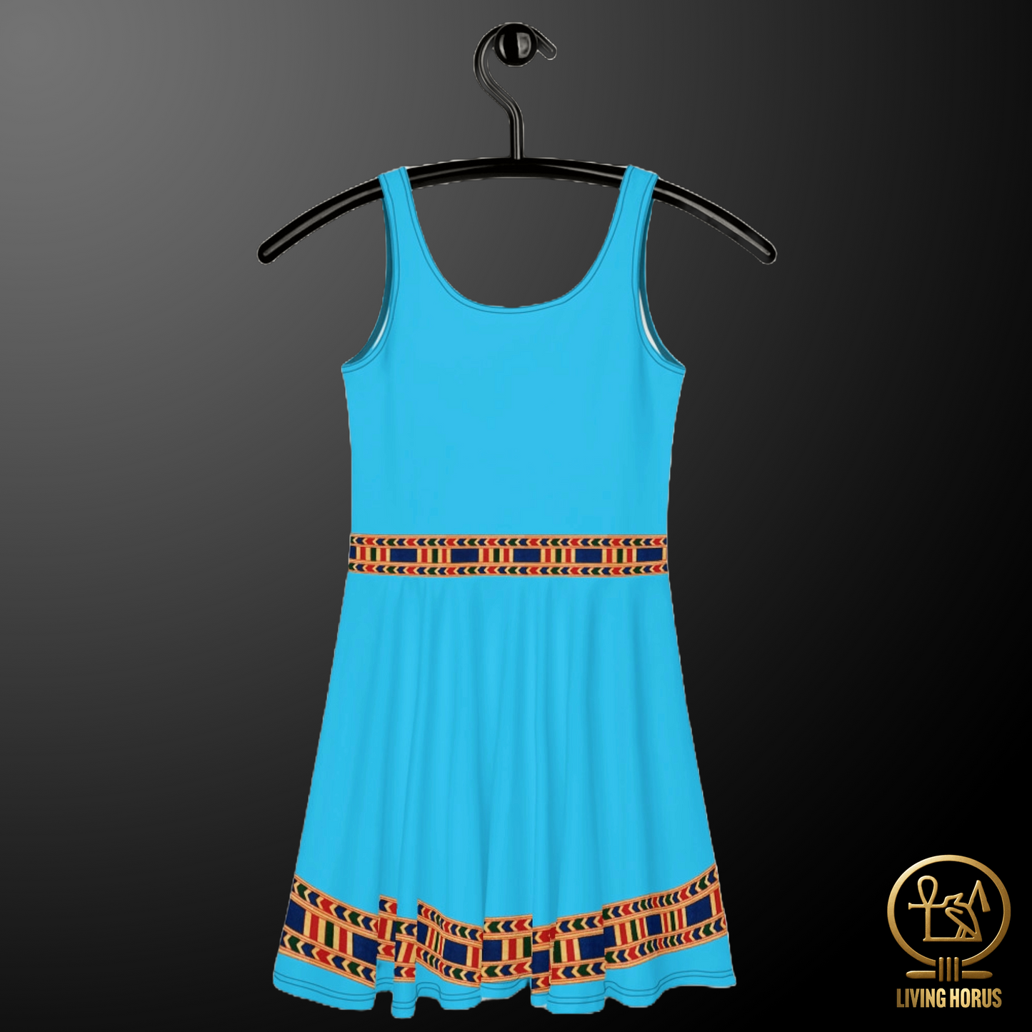 Skater Dress - Egyptian Sky Blue