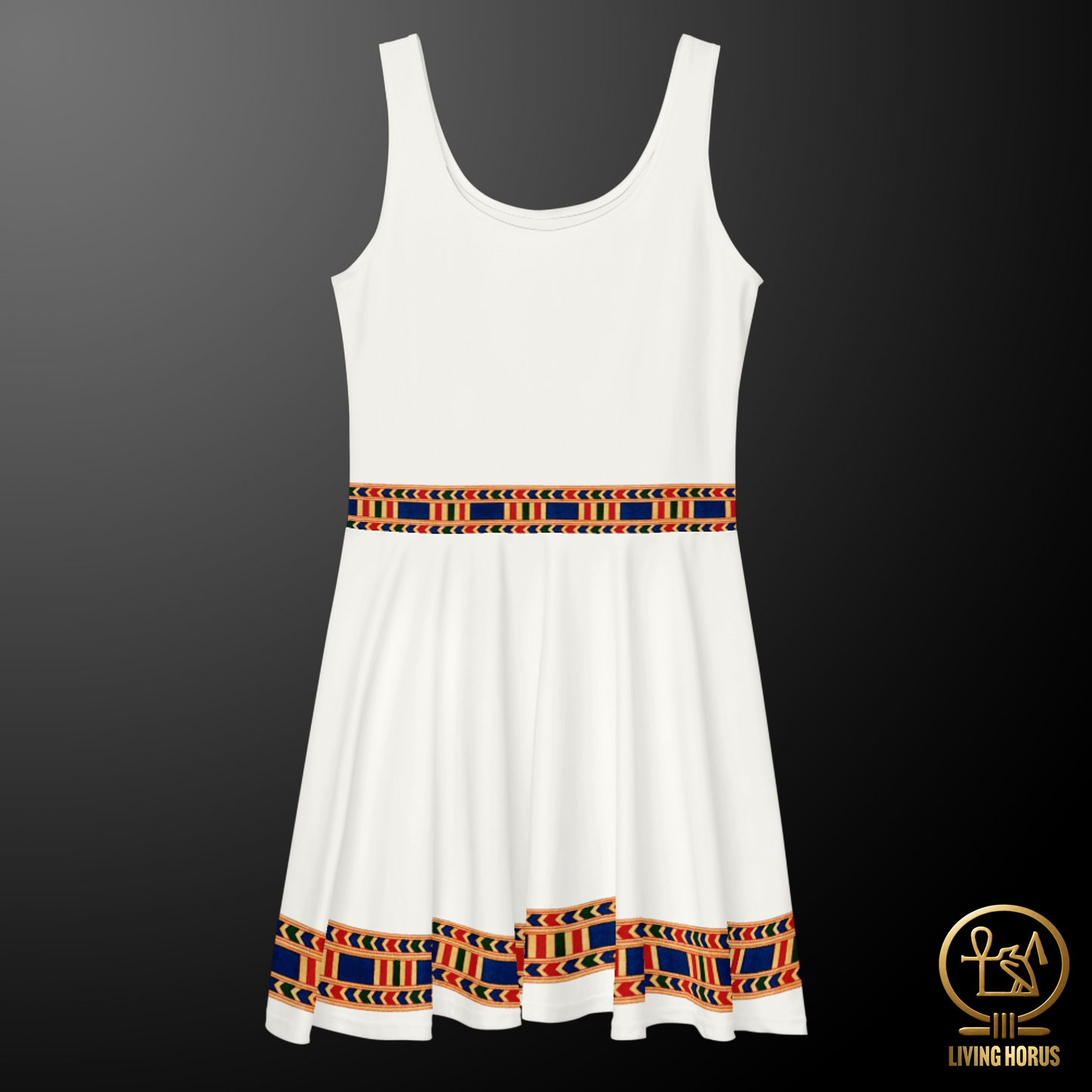 Skater Dress - Classic Egyptian White
