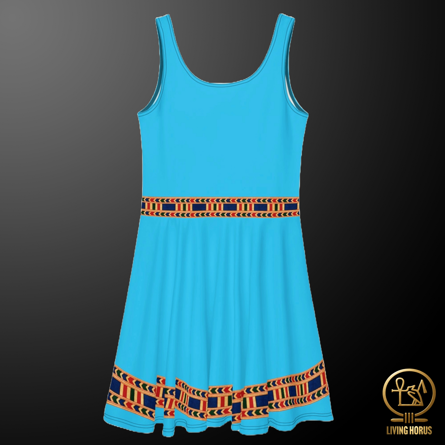 Skater Dress - Egyptian Sky Blue