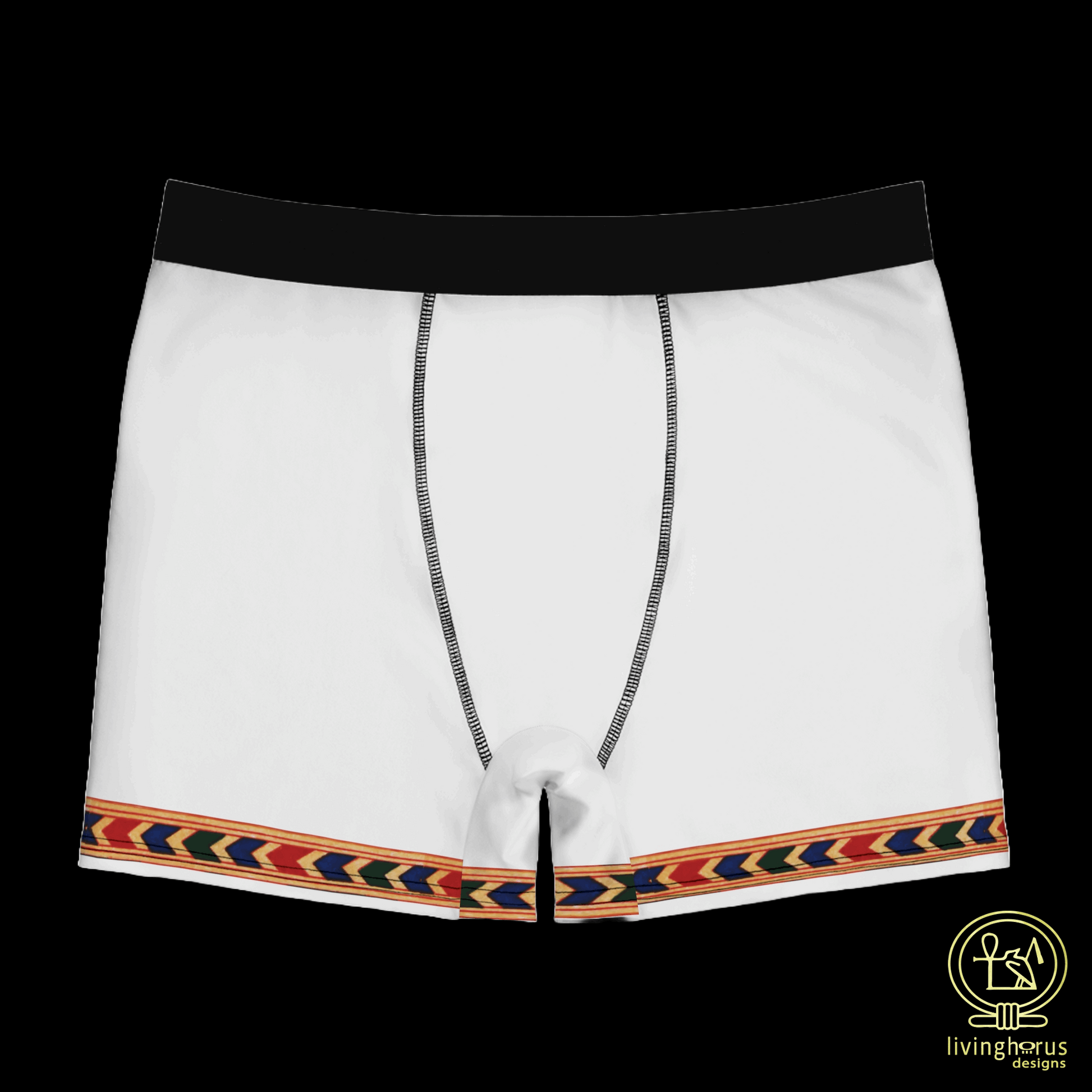 Ancient Egyptian Rishi Boxer Brief - White