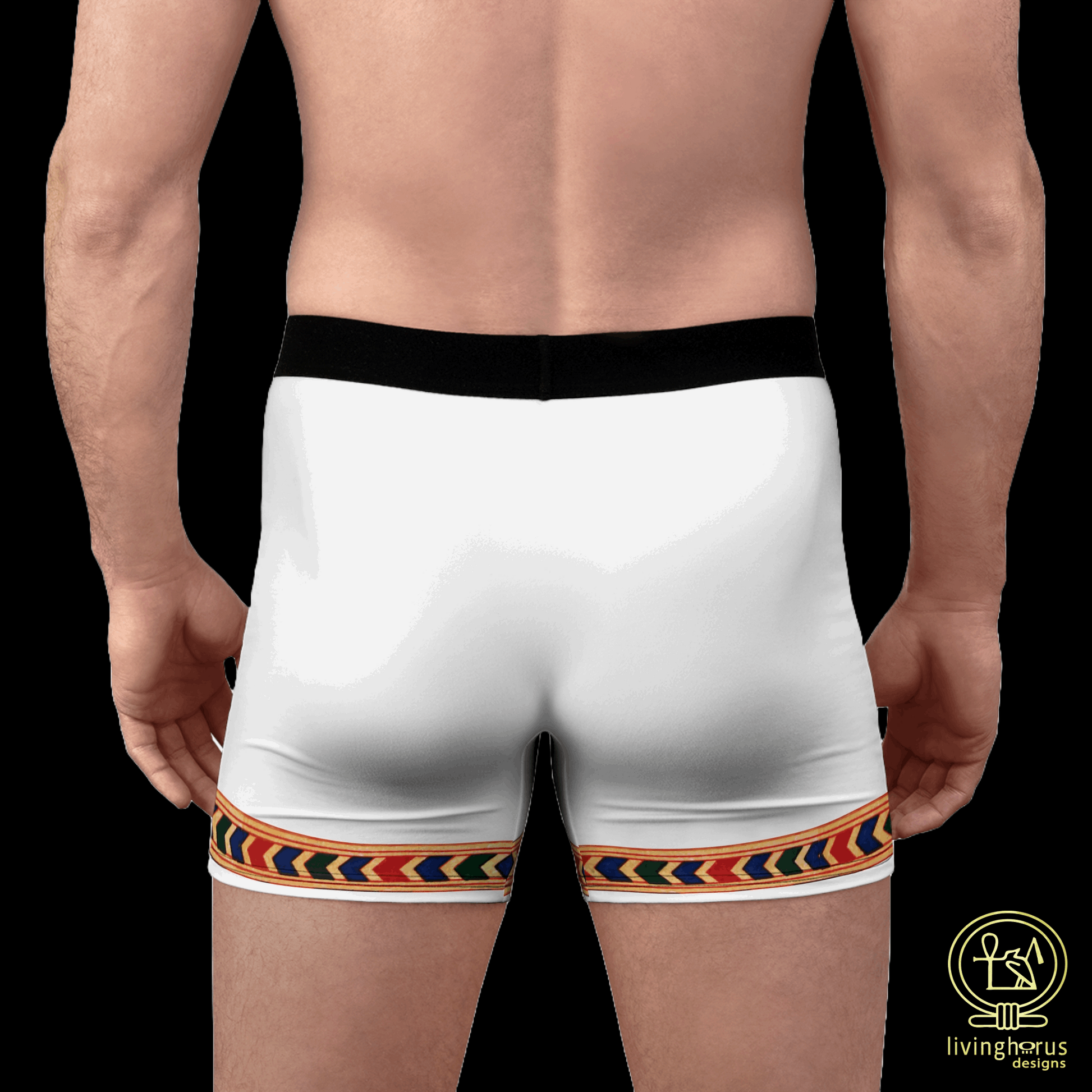 Ancient Egyptian Rishi Boxer Brief - White