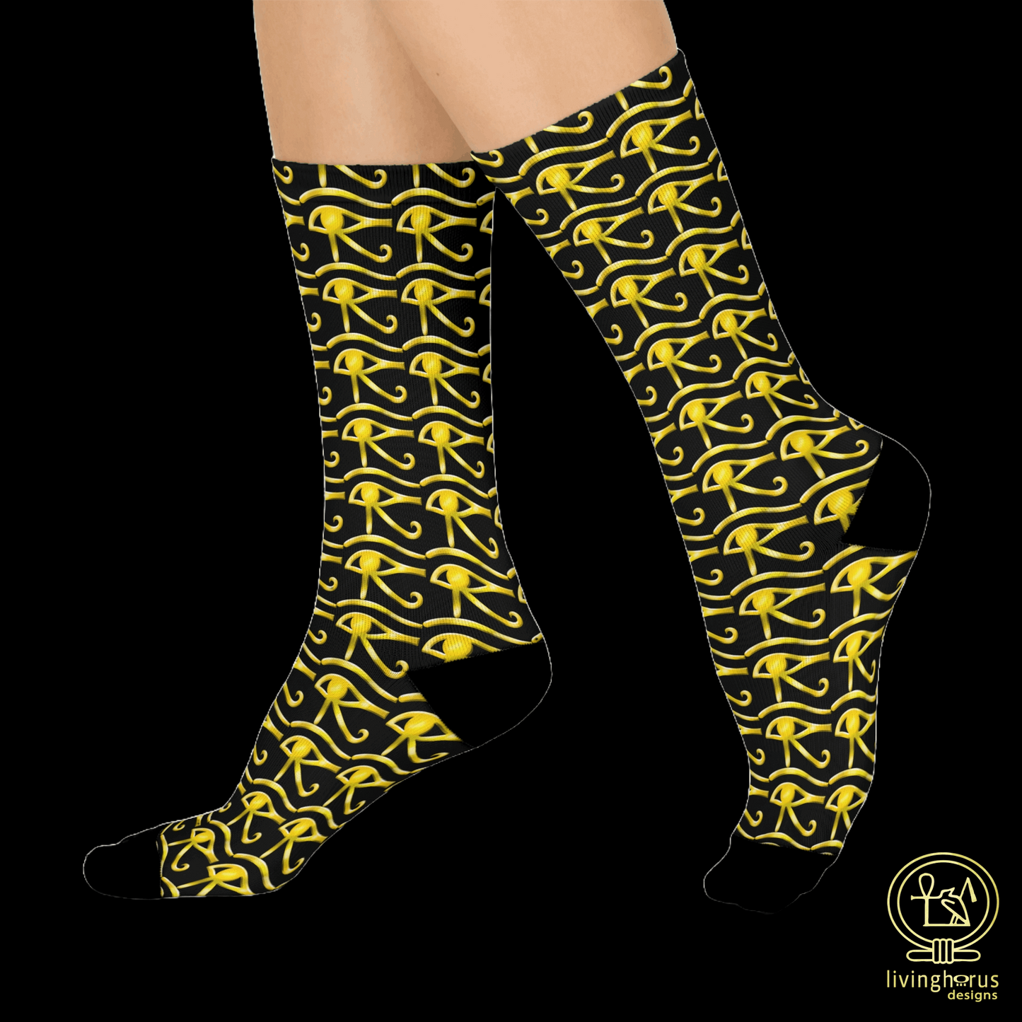 Ancient Egyptian Eye of Horus Socks