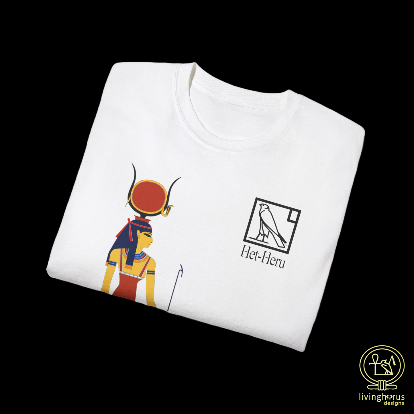 Goddess Hathor Cotton T-shirt