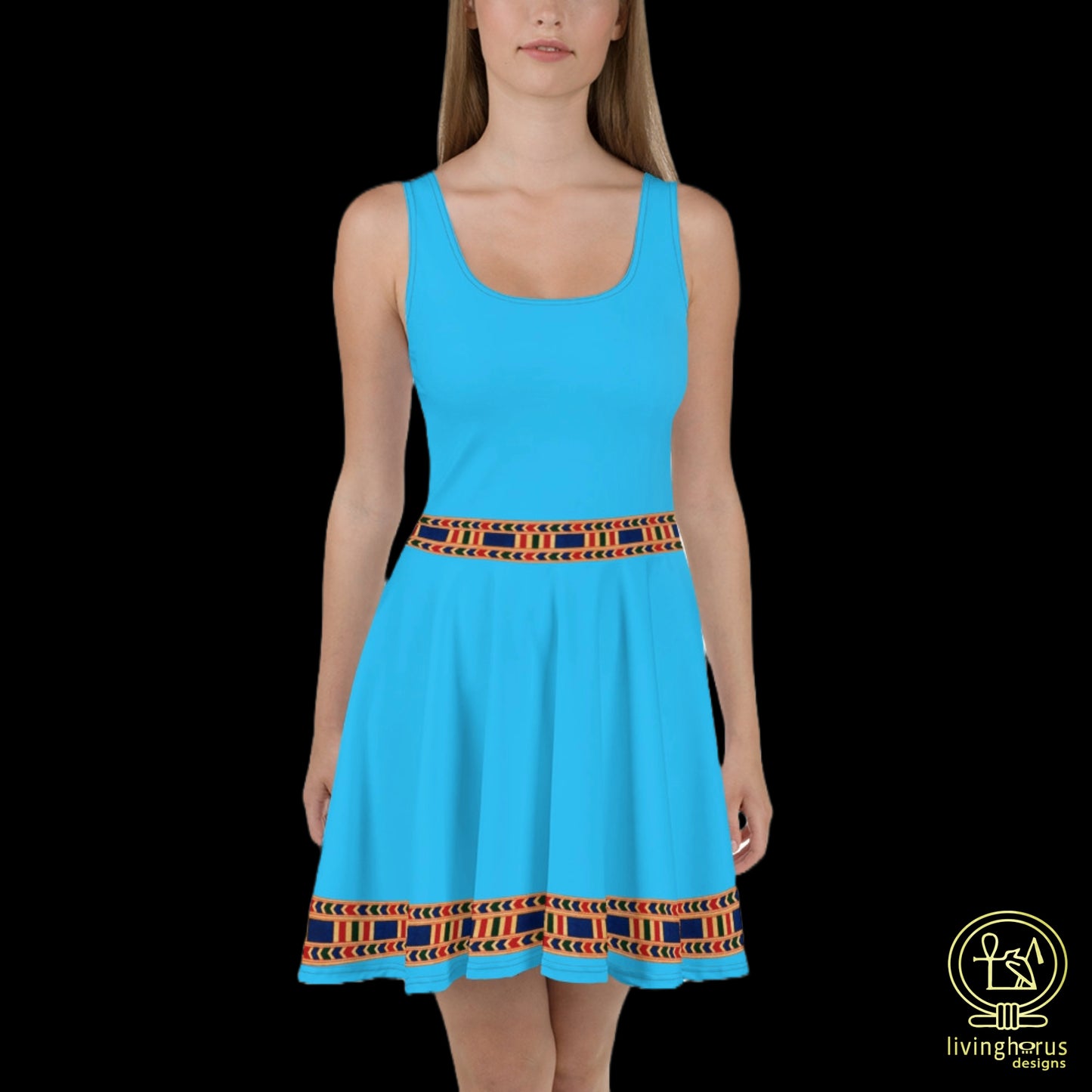 Skater Dress - Light Blue