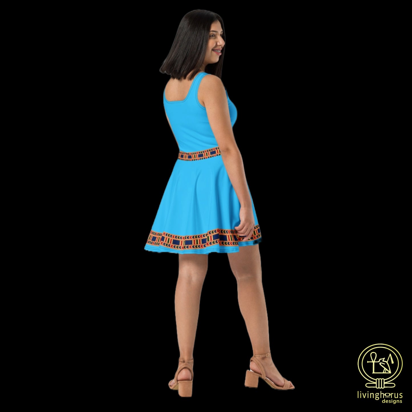 Skater Dress - Light Blue