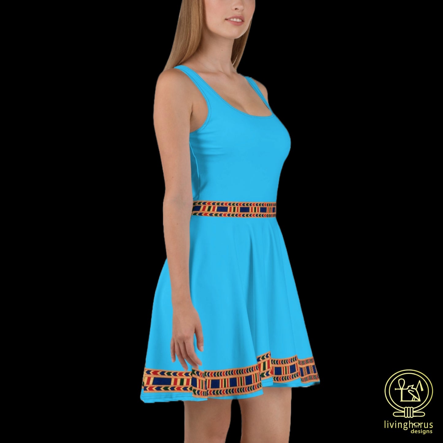 Skater Dress - Light Blue