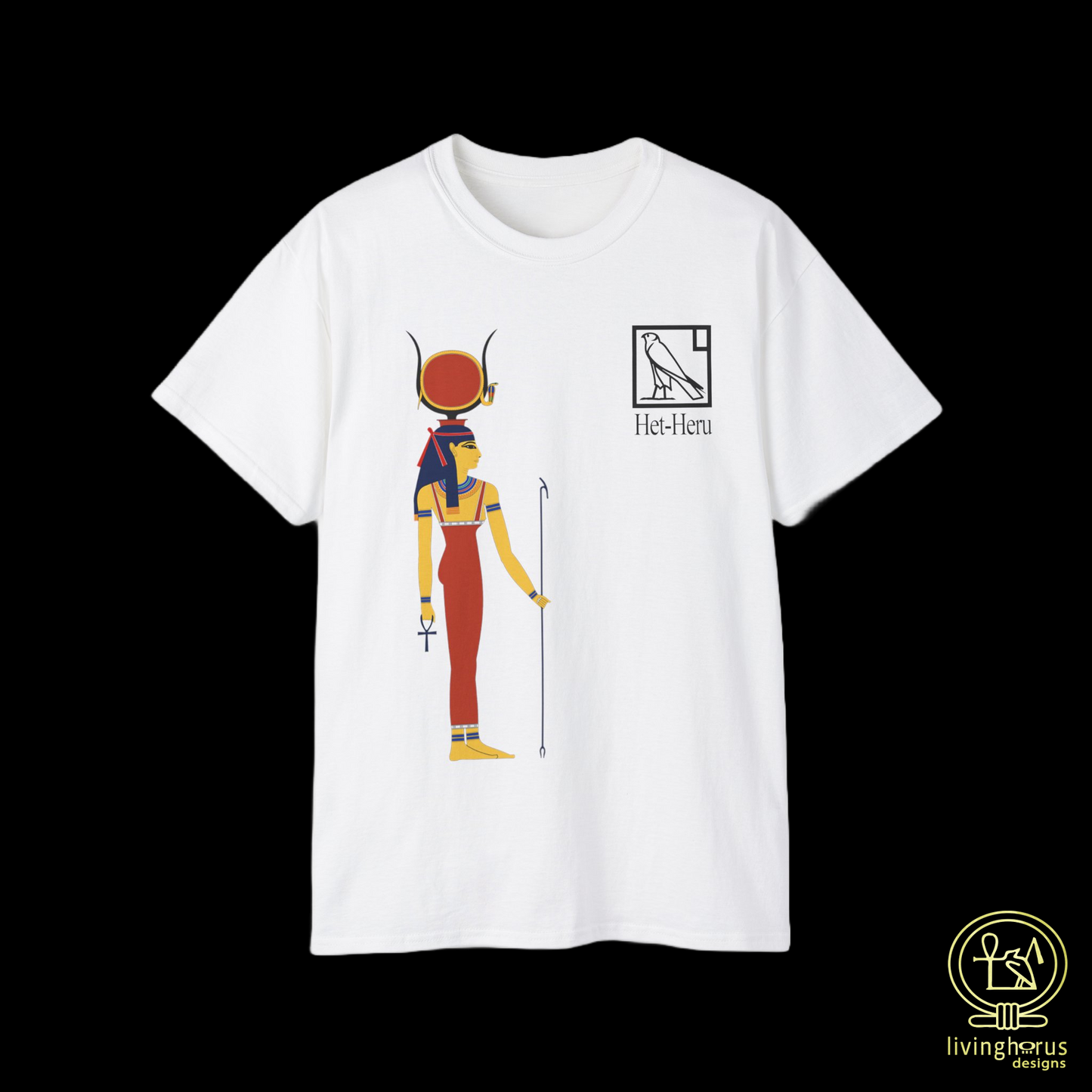 Goddess Hathor Cotton T-shirt