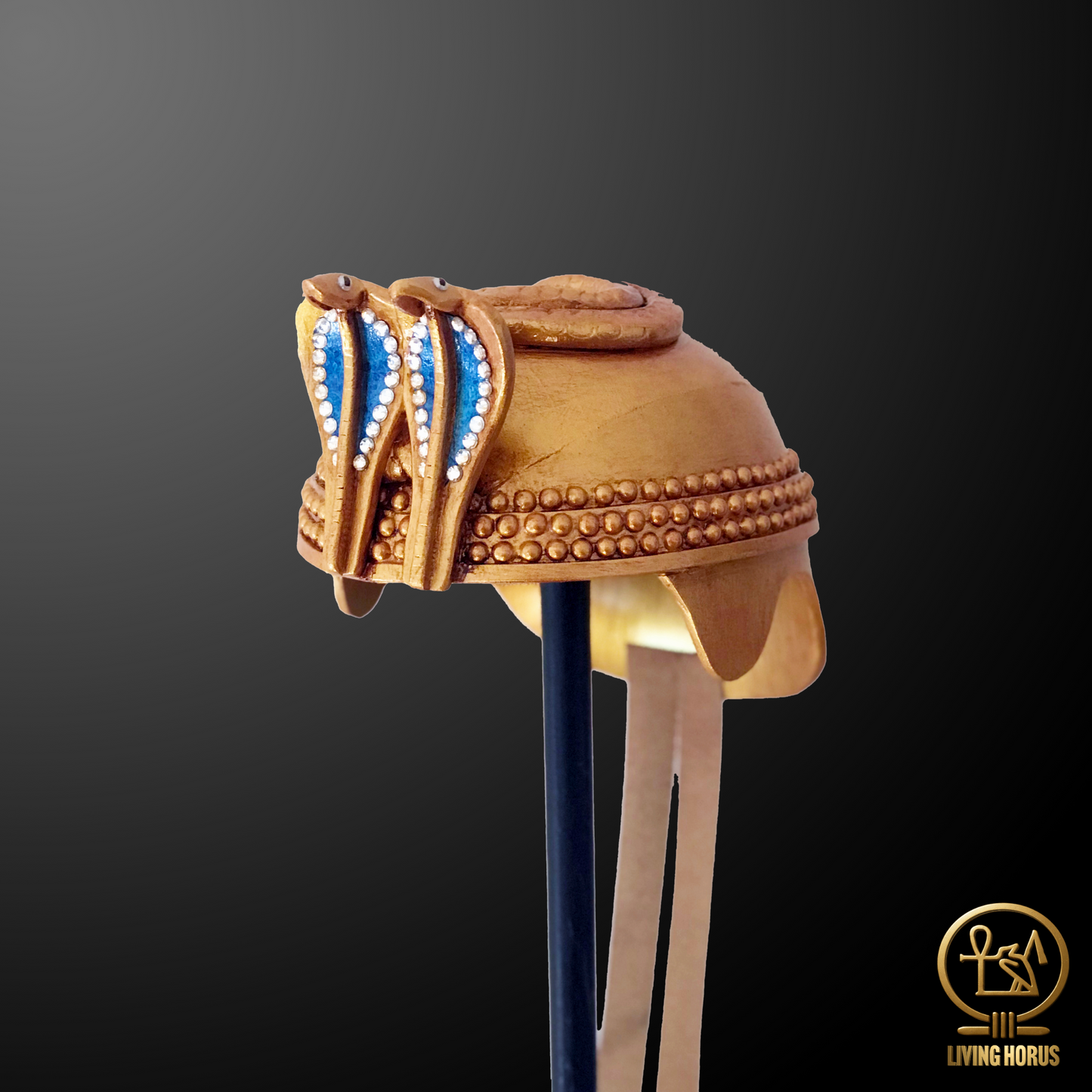 Ancient Egyptian Crown of Pharaoh Taharqa / Kushite King