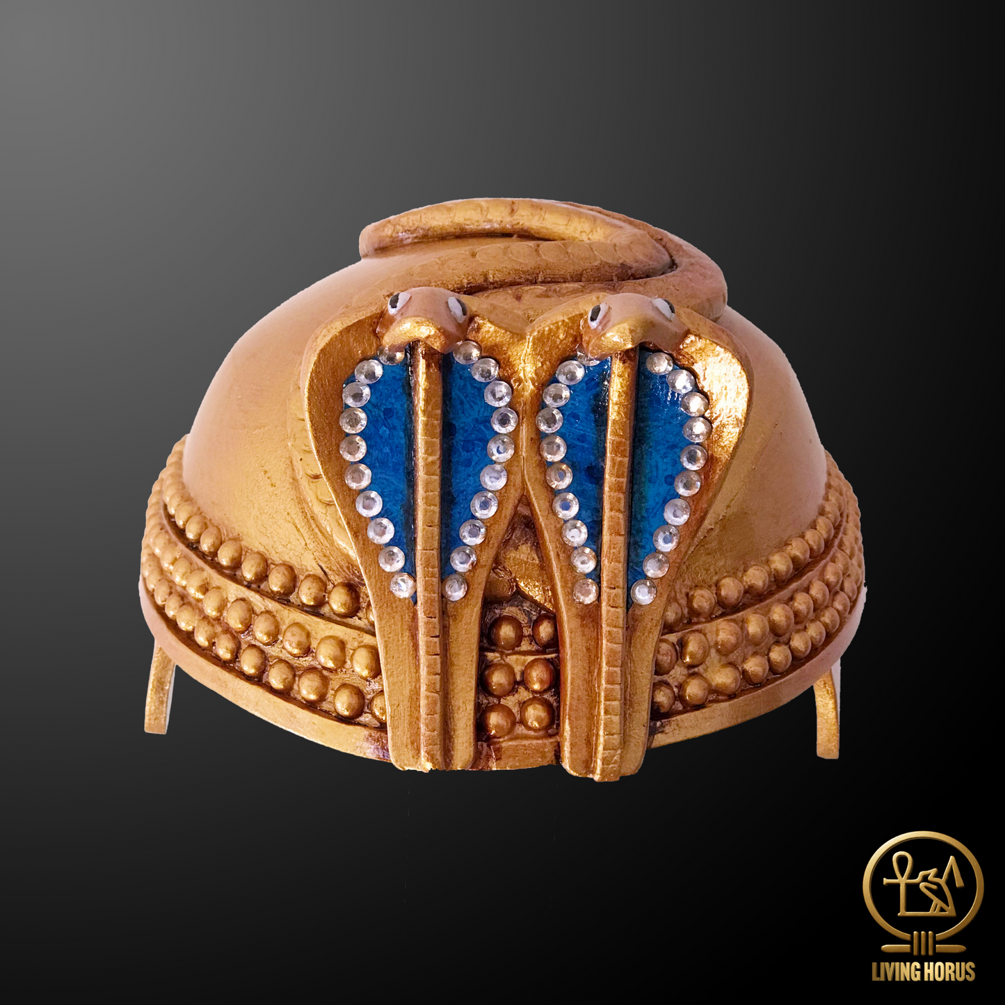 Ancient Egyptian Crown of Pharaoh Taharqa / Kushite King