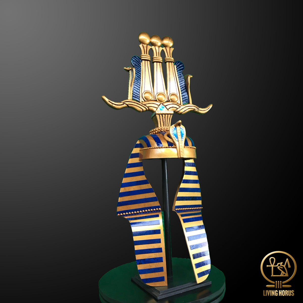Ancient Egyptian Pharaoh Tutankhamun Hemhem Crown, King Tut – Living ...