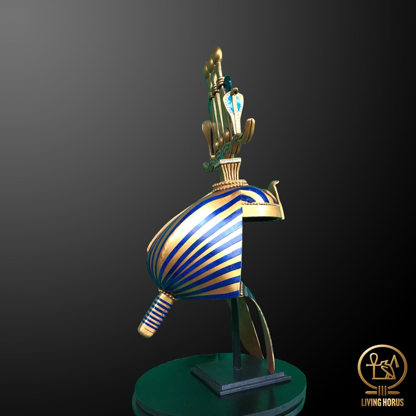 Ancient Egyptian Pharaoh Tutankhamun Hemhem Crown, King Tut