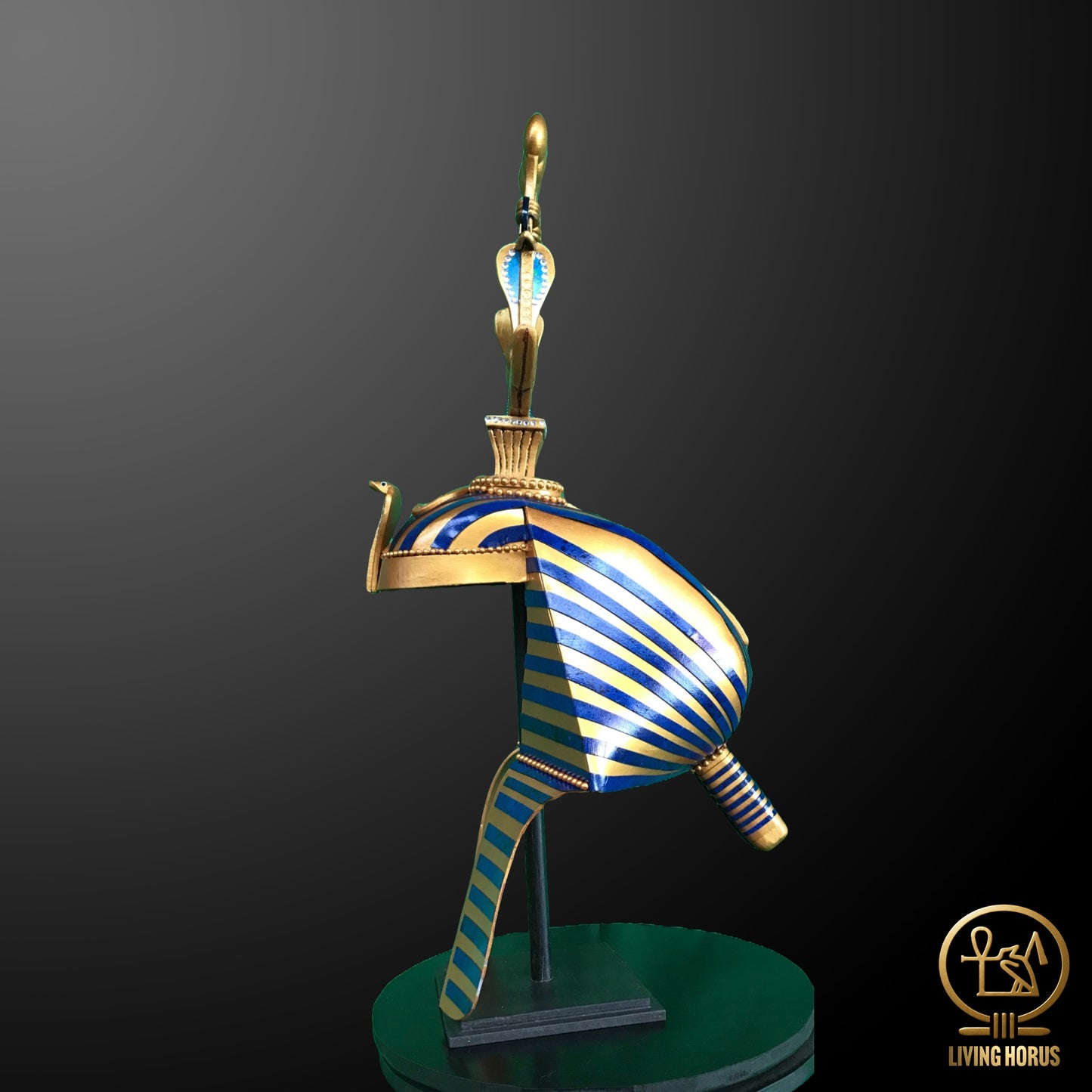 Ancient Egyptian Pharaoh Tutankhamun Hemhem Crown, King Tut