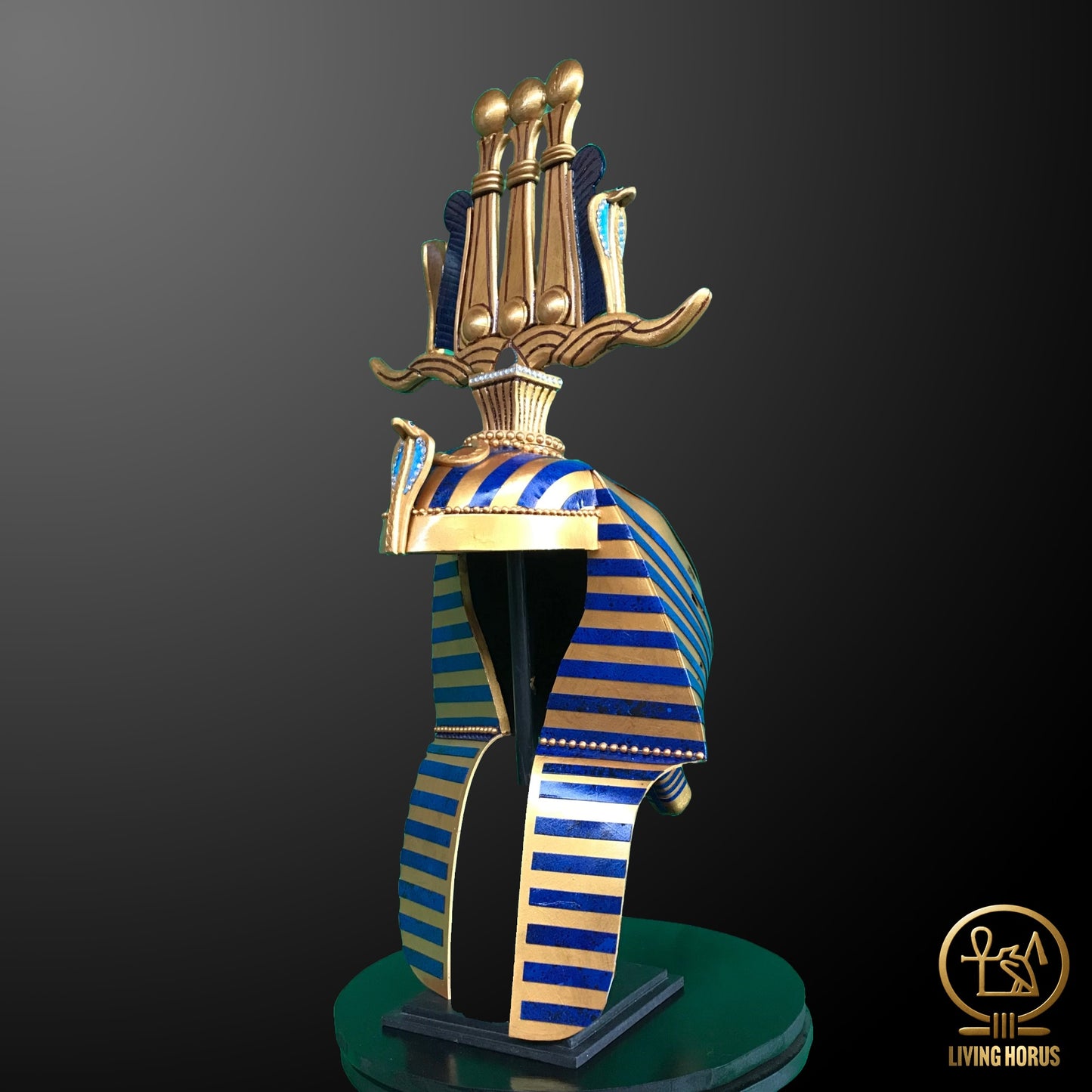 Ancient Egyptian Pharaoh Tutankhamun Hemhem Crown, King Tut